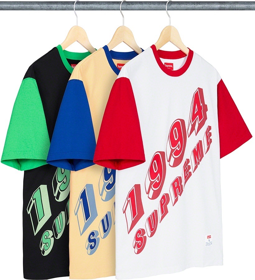 Bevel Text Ringer Tee